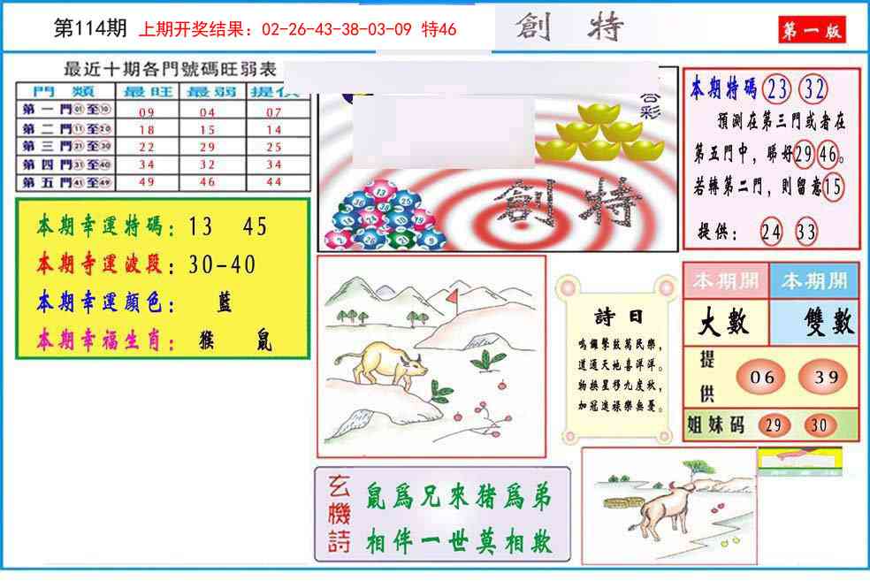114期九龍创特A(推荐)[图]