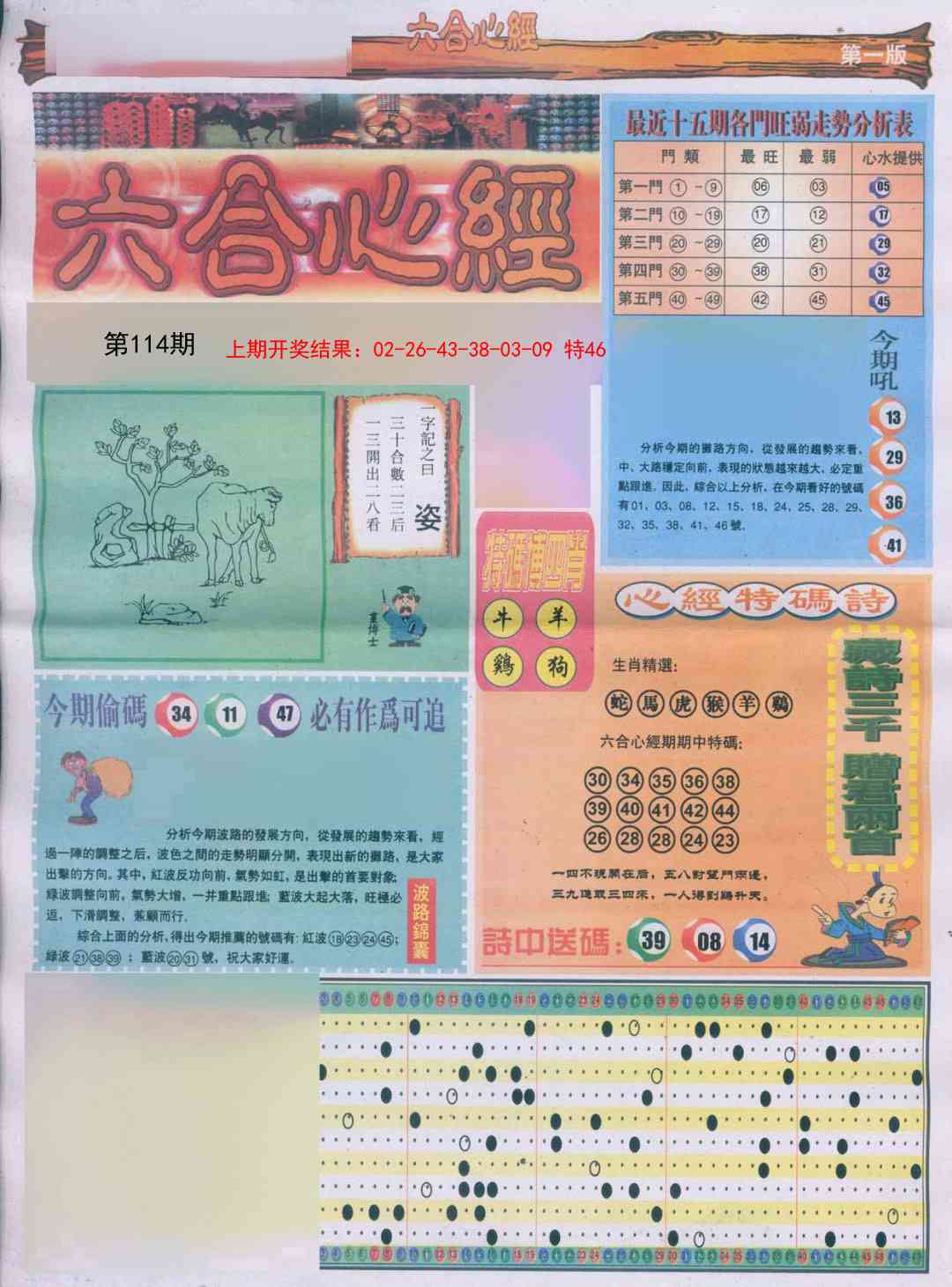 114期六合心经A[图]