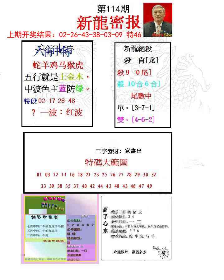 114期新龙密报[图]