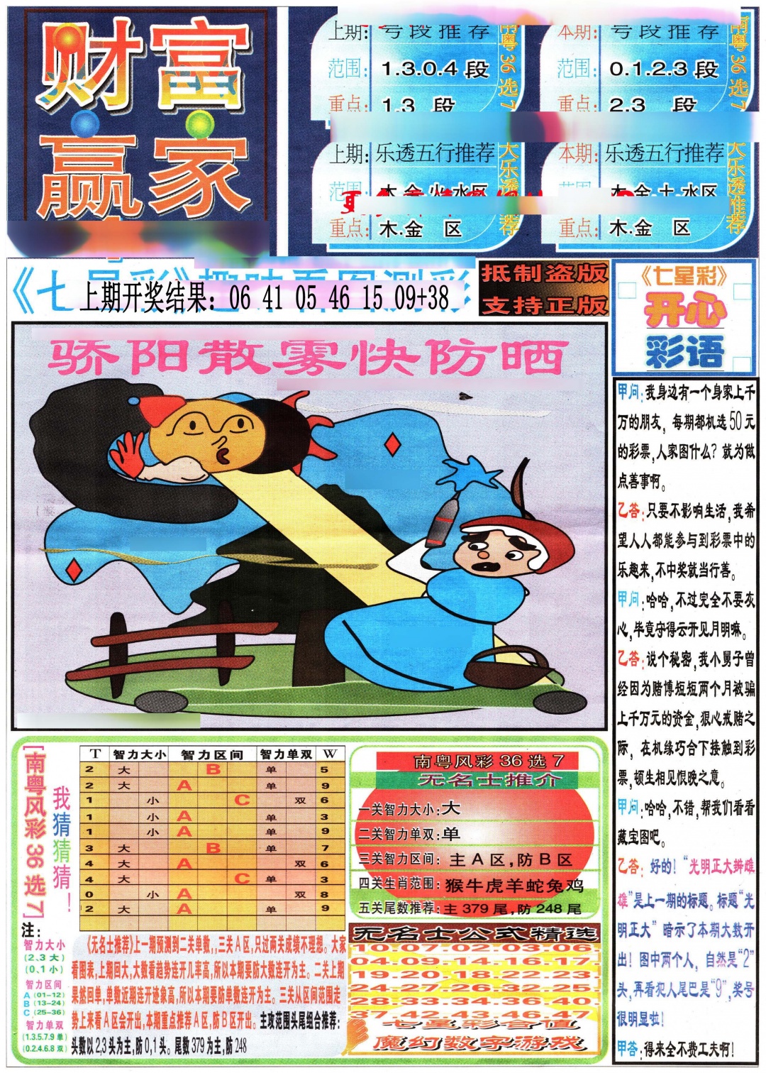 115期七星彩图(高清)[图]