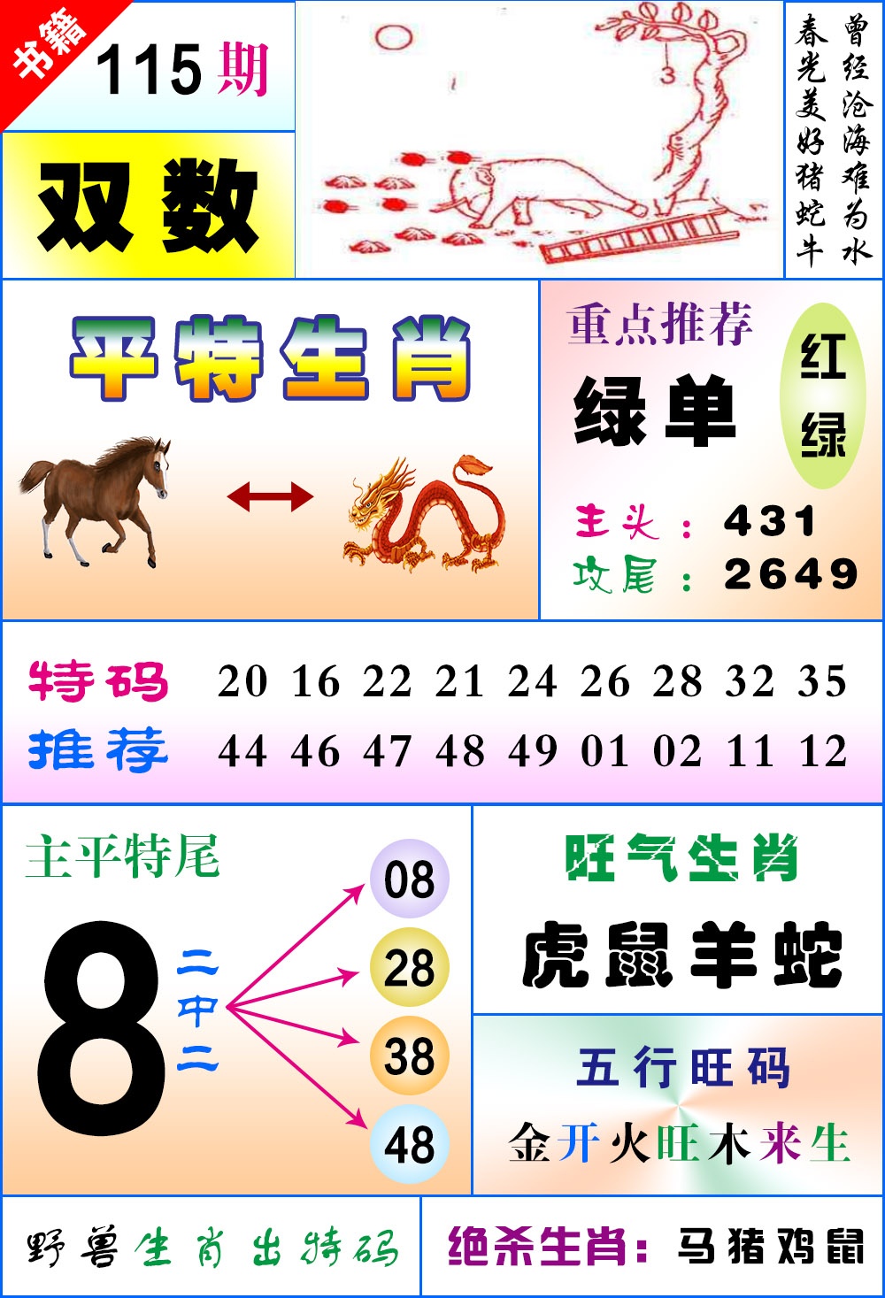 115期澳门风水平特[图]