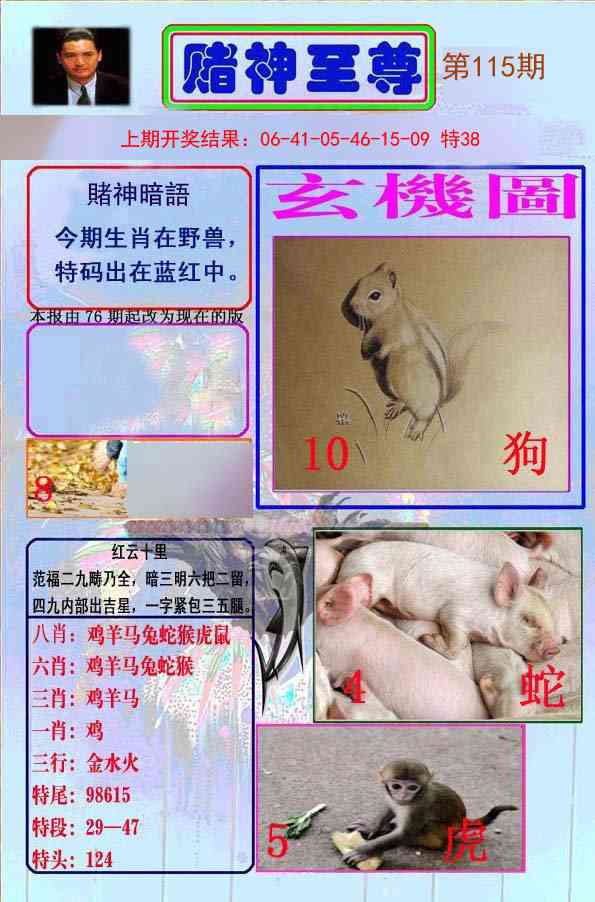 115期赌神至尊[图]