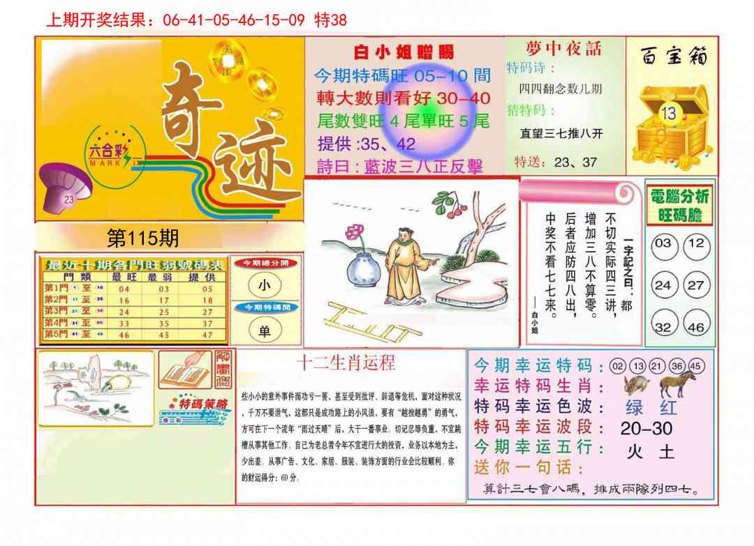 115期九龍奇迹A(推荐)[图]