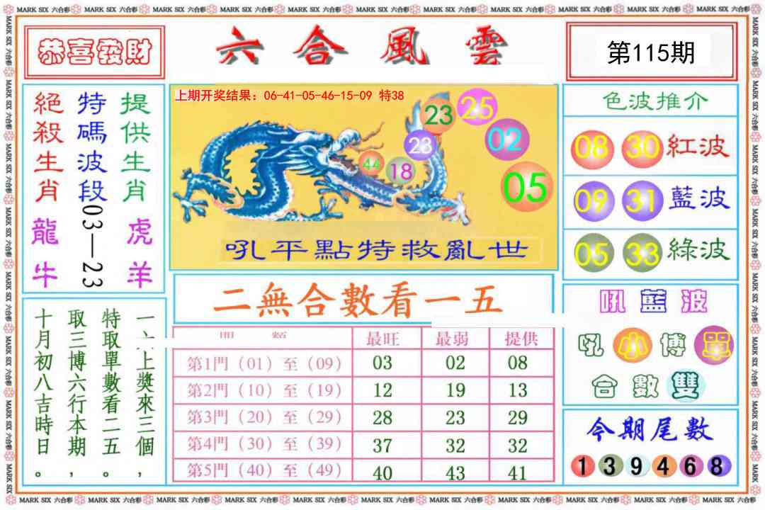115期六合风云《另版》[图]