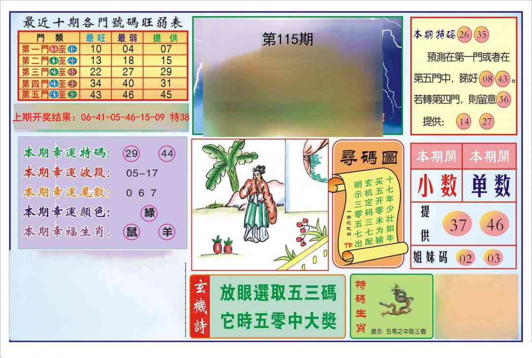 115期逢赌必羸[图]