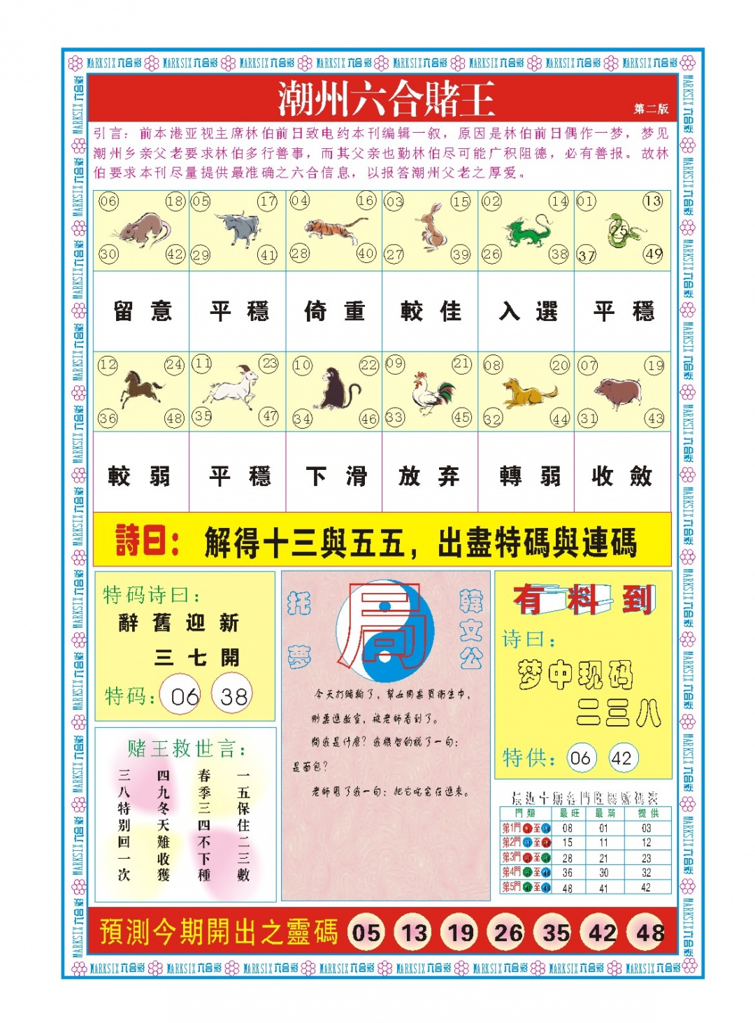 116期潮州六合赌王B[图]