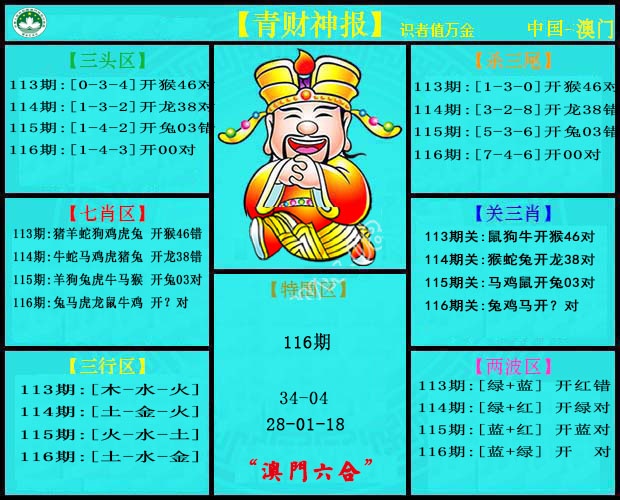 116期青财神[图]