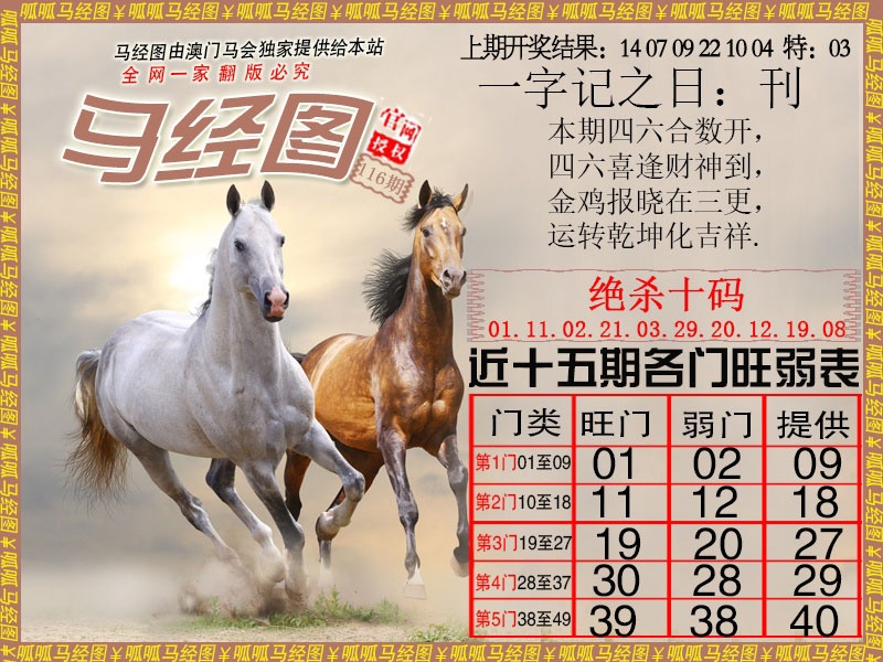116期马经4[图]