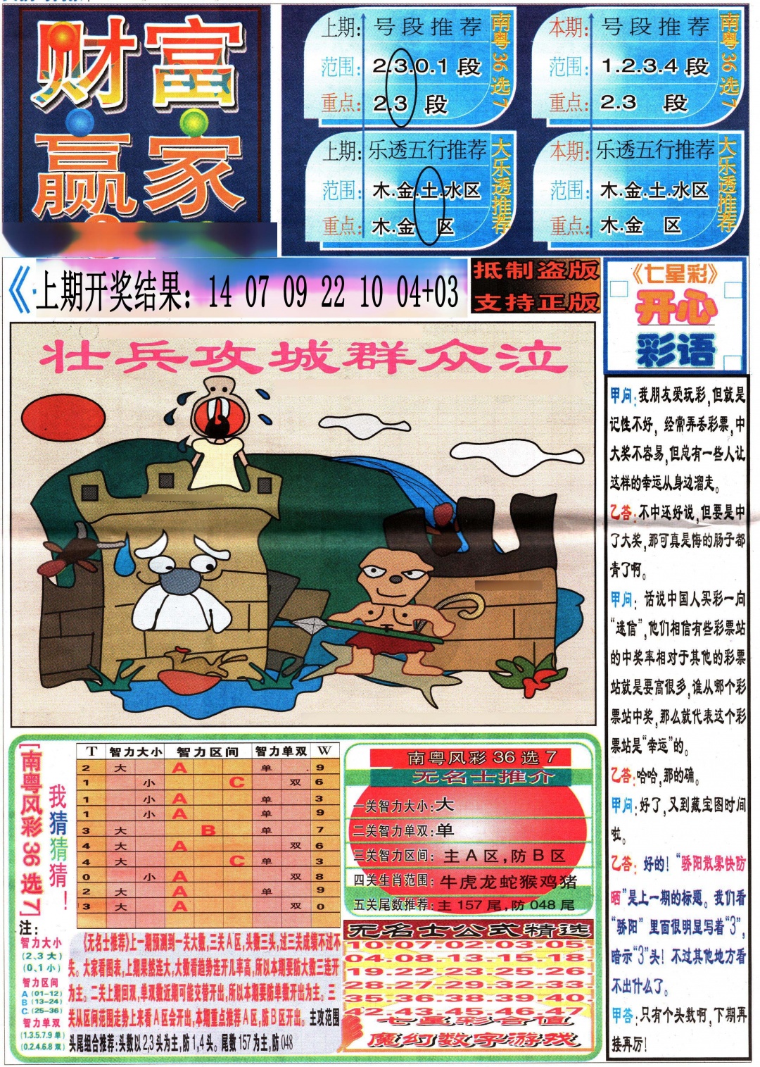 116期七星彩图(高清)[图]