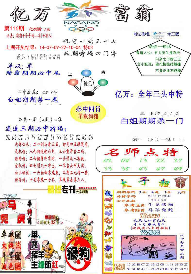 116期亿万富翁A[图]