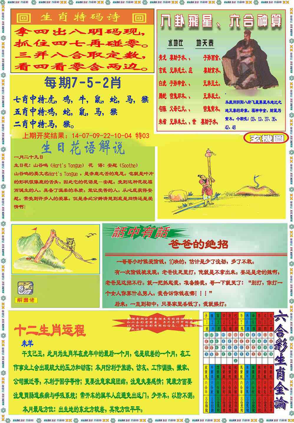 116期九龍马经B(推荐)[图]