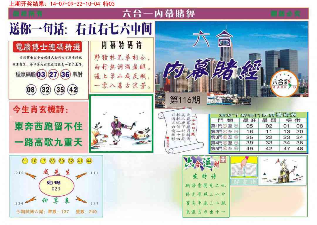 116期内幕赌经[图]