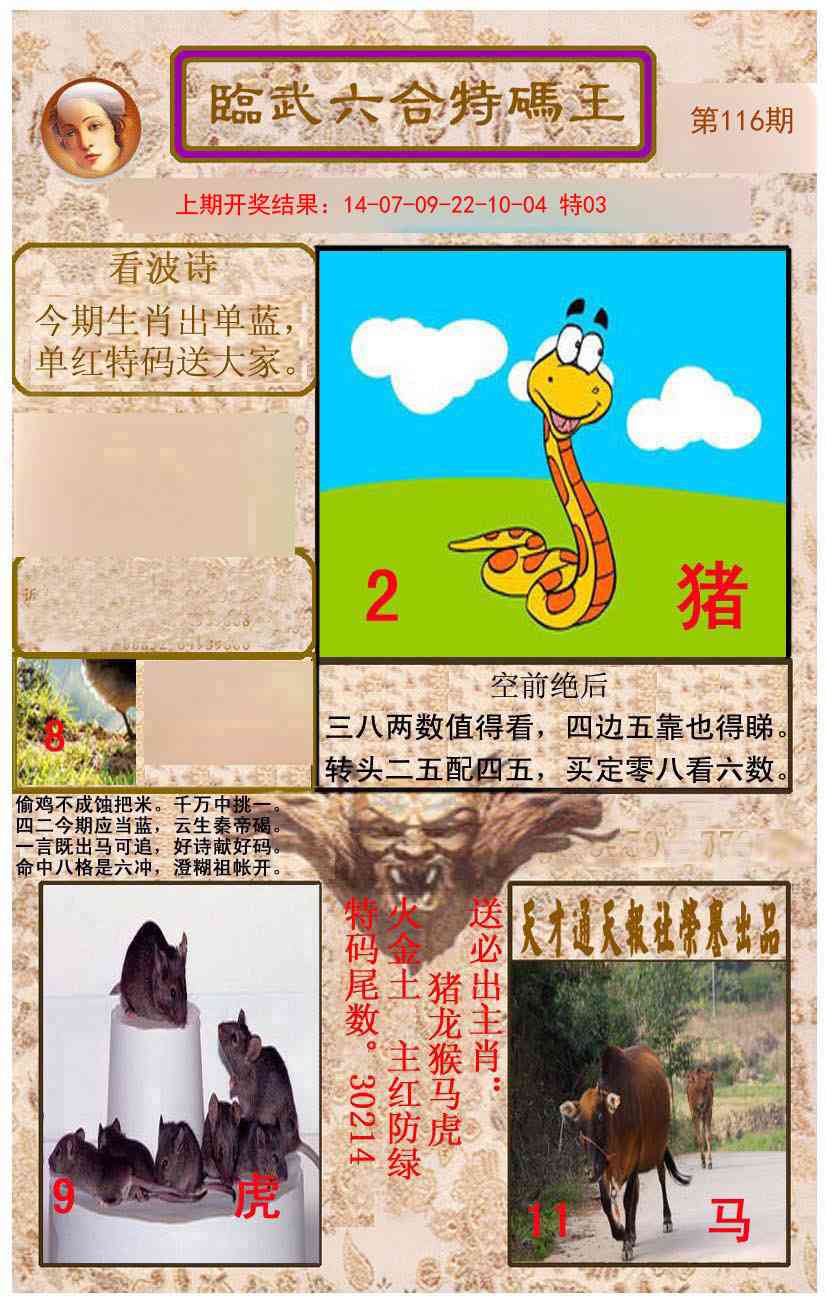 116期临武六合特码王[图]