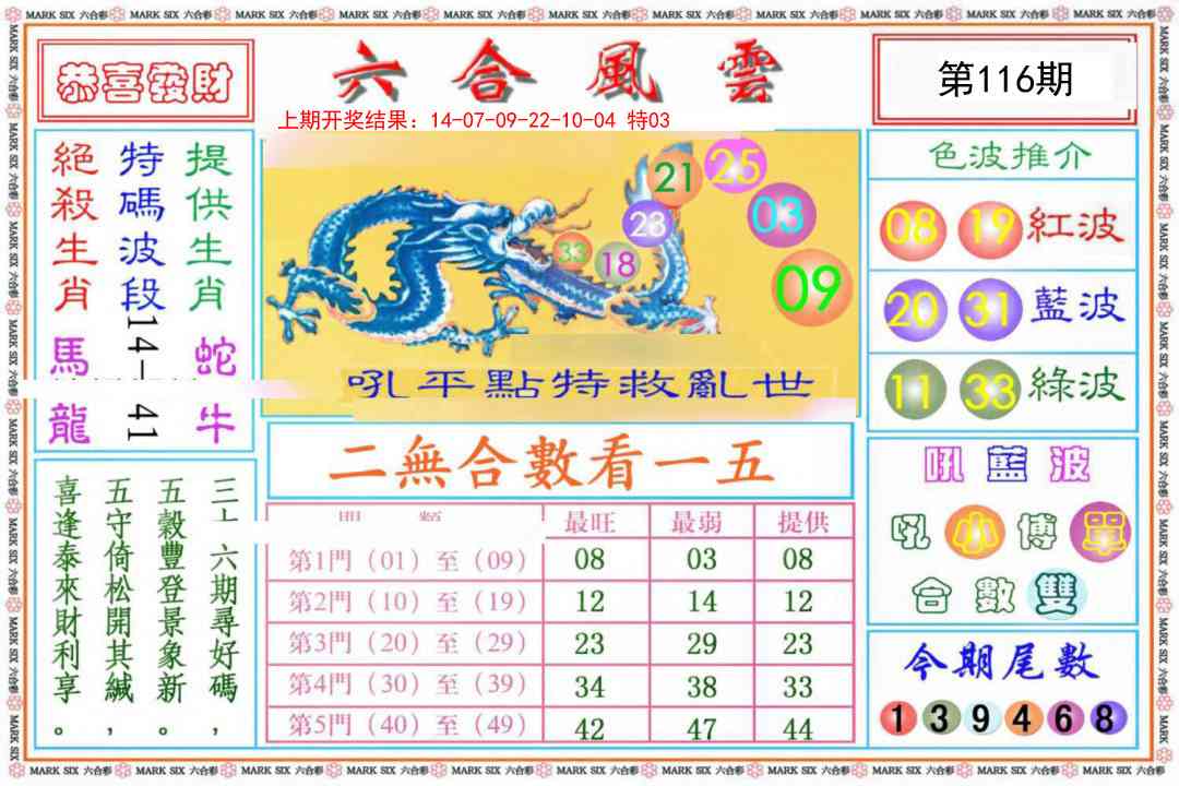 116期六合风云《另版》[图]