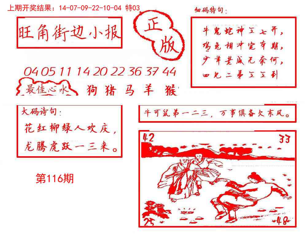 116期旺角街边小报[图]