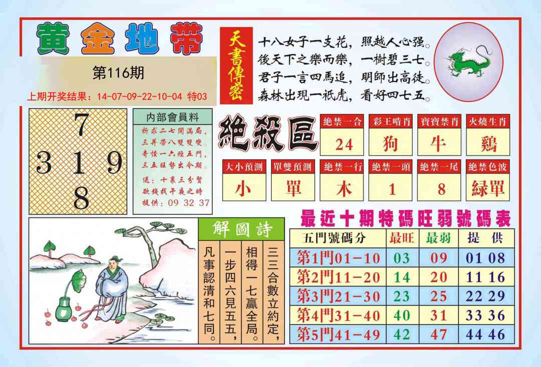 116期黄金地带[图]