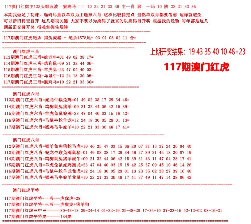 117期红虎图[图]