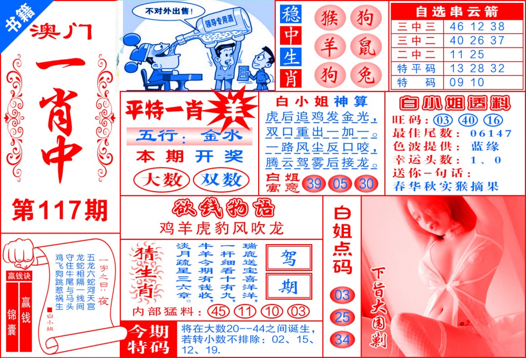 117期澳门锦囊宝典[图]