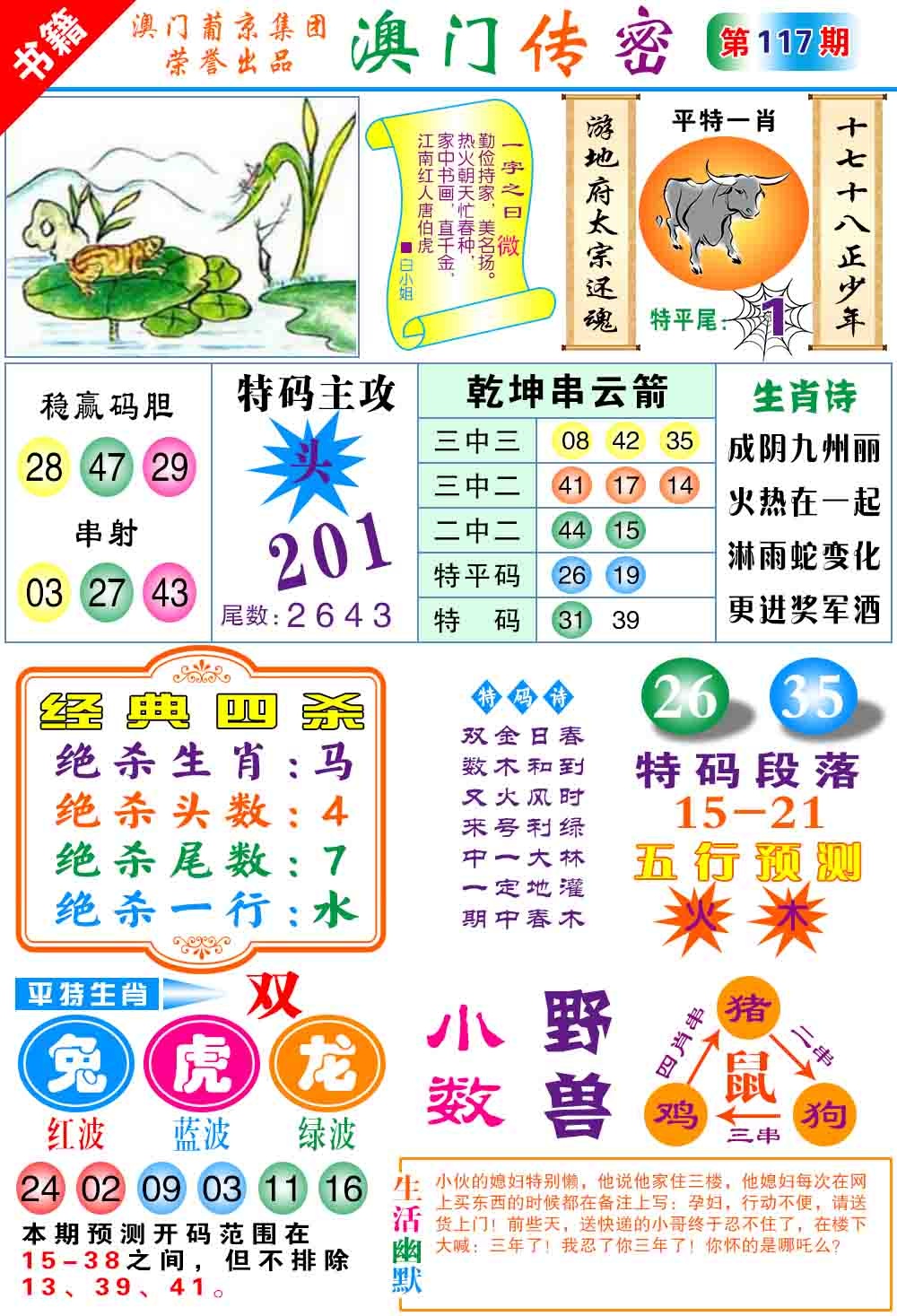 117期澳门传密心水[图]