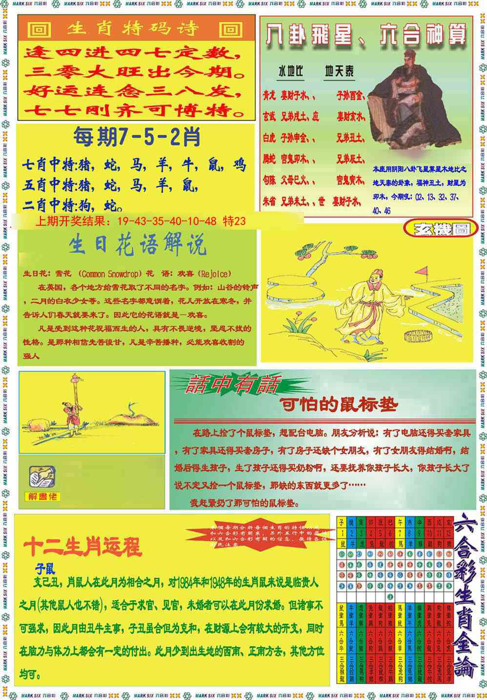 117期九龍马经B(推荐)[图]