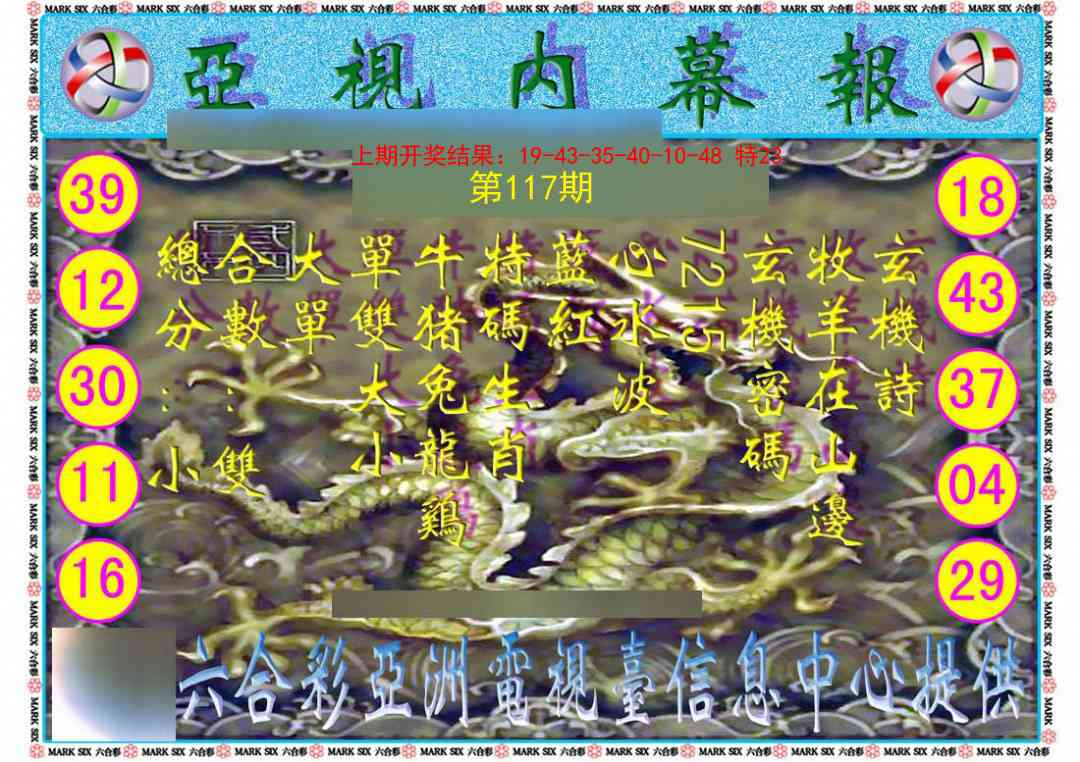 117期亚视内幕报[图]