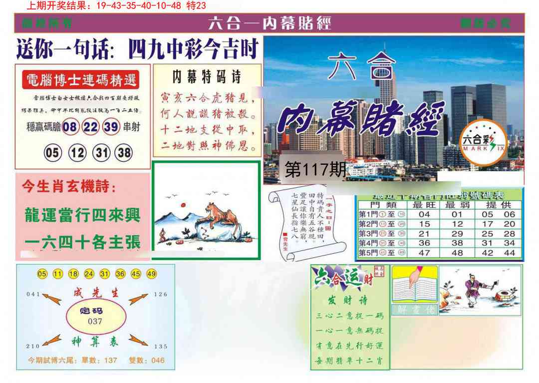 117期内幕赌经[图]