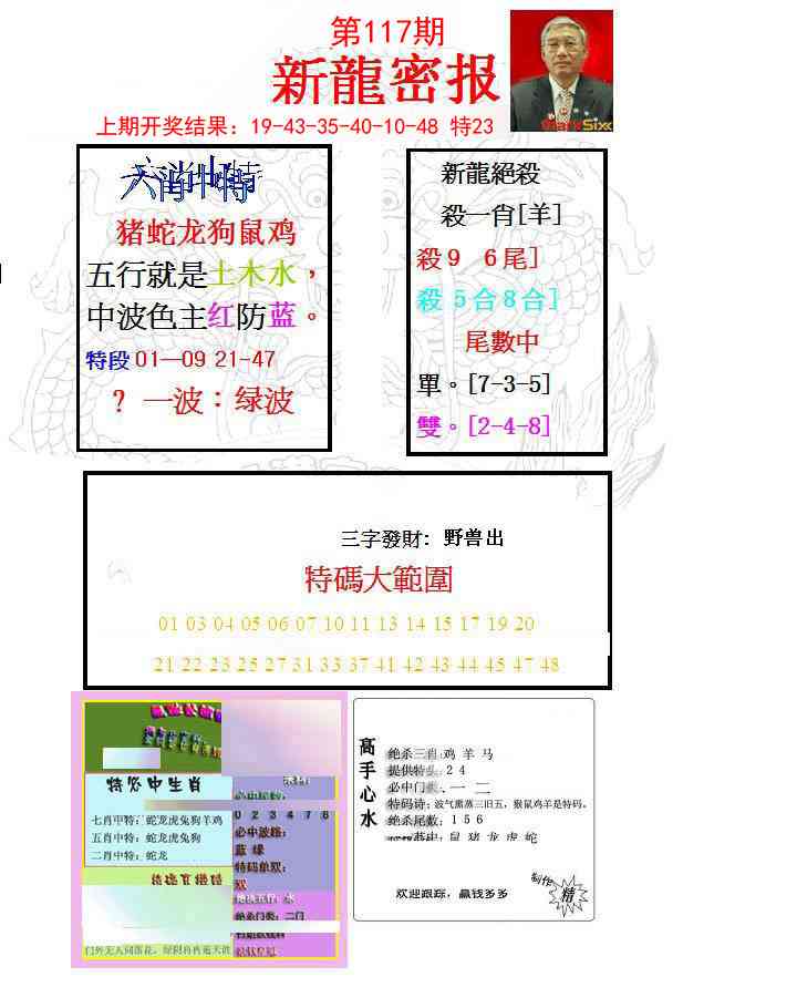 117期新龙密报[图]