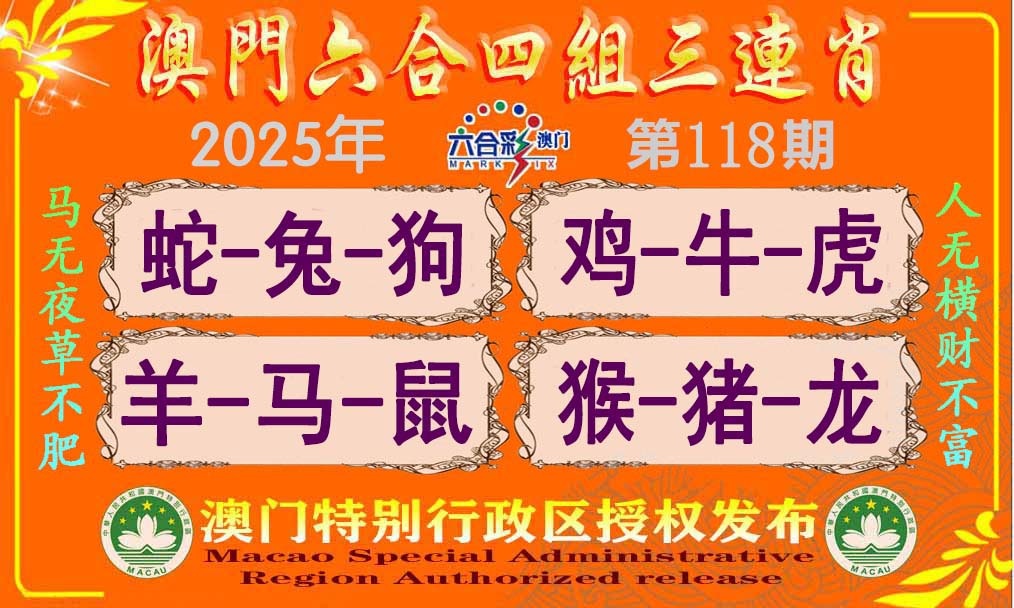 118期六合四组三连肖[图]