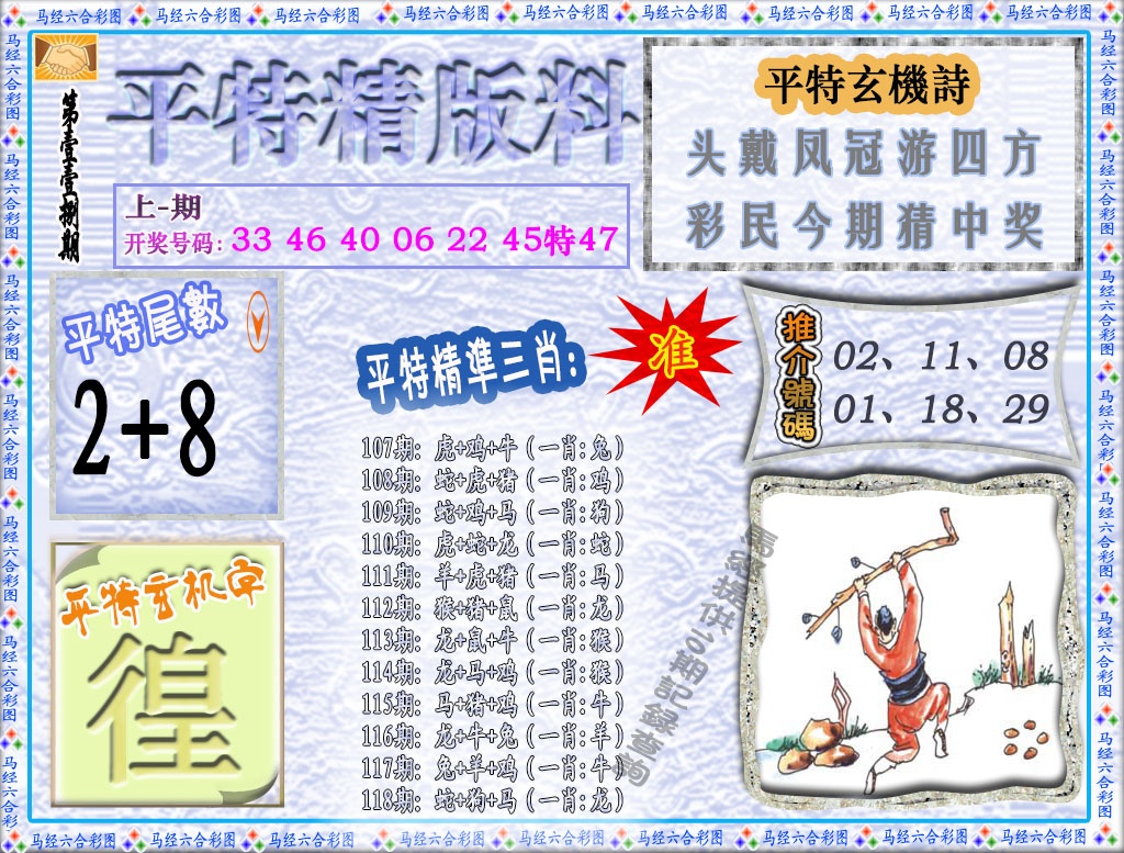 118期平特精版料[图]