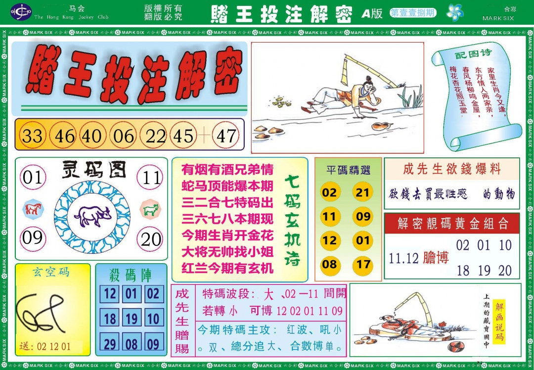 118期赌王投注解密[图]