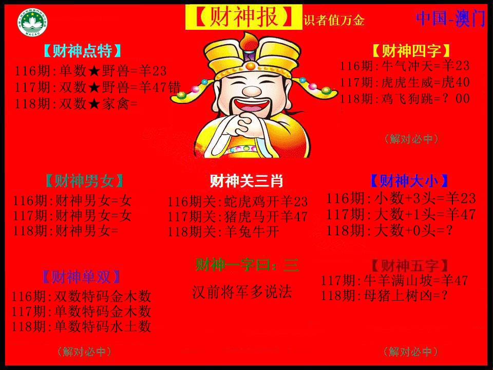 118期红财神[图]