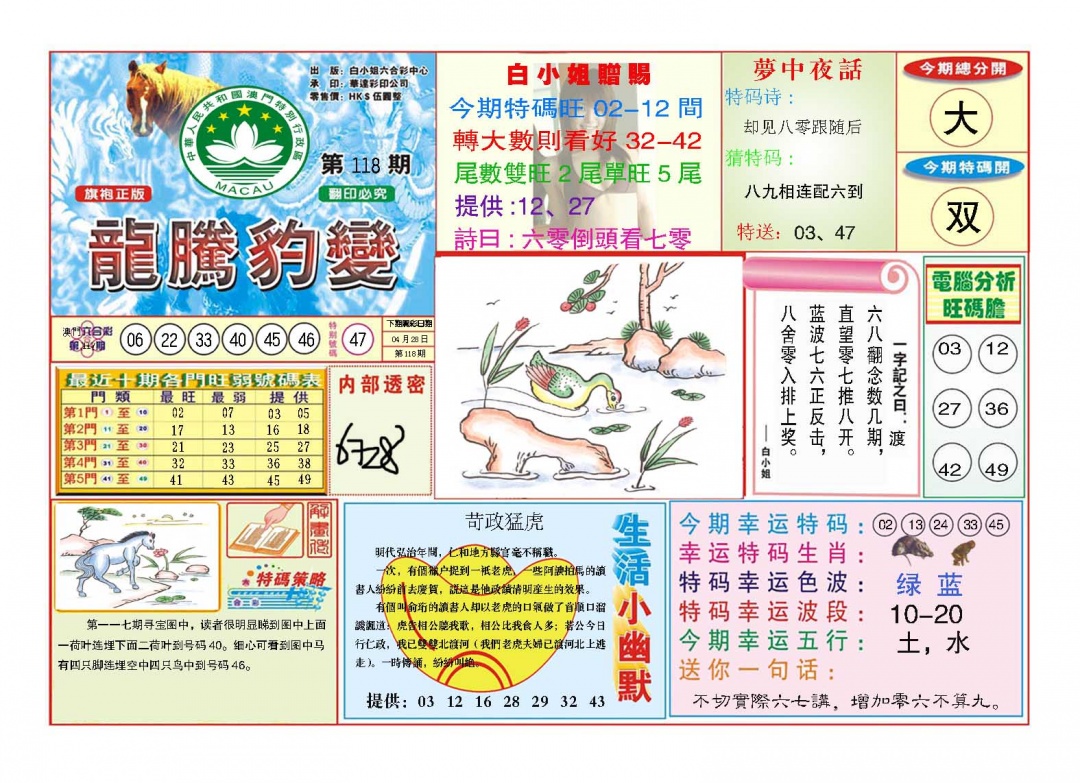 118期龙腾豹变[图]