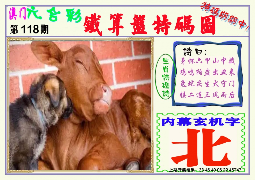 118期铁算盘特码图[图]