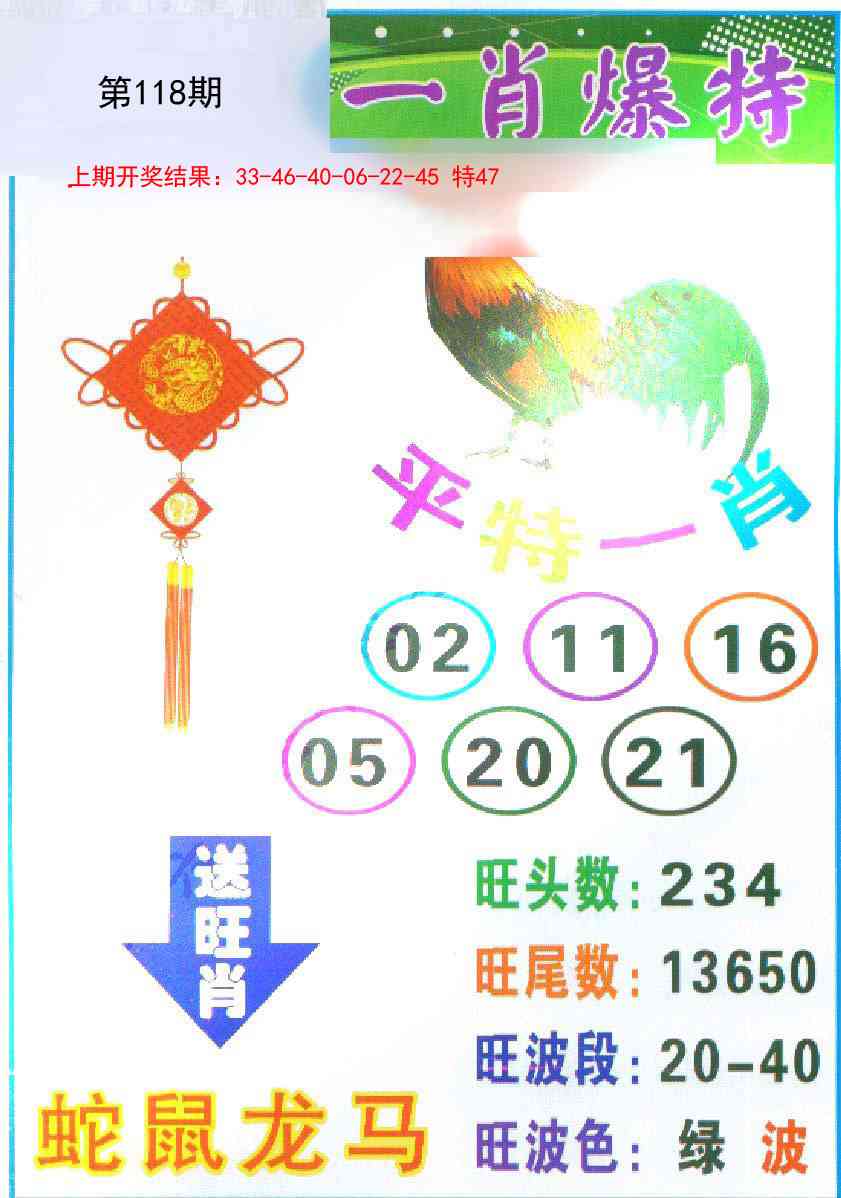 118期一肖爆特[图]