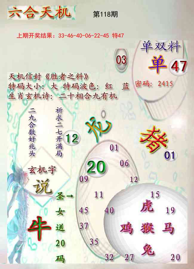 118期天机报[图]