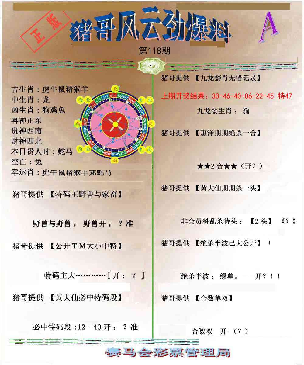 118期猪哥风云劲爆料A[图]