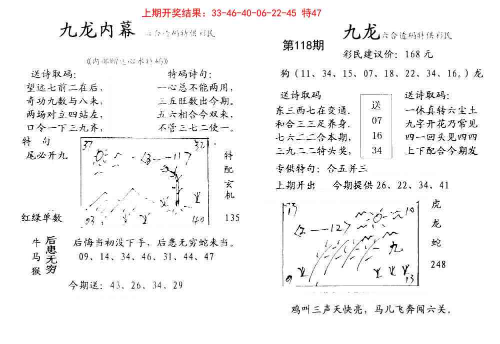 118期九龙内幕[图]