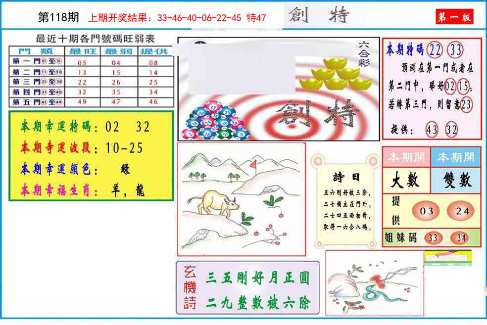 118期九龍创特A(推荐)[图]