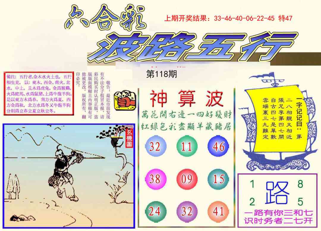 118期波路五行[图]