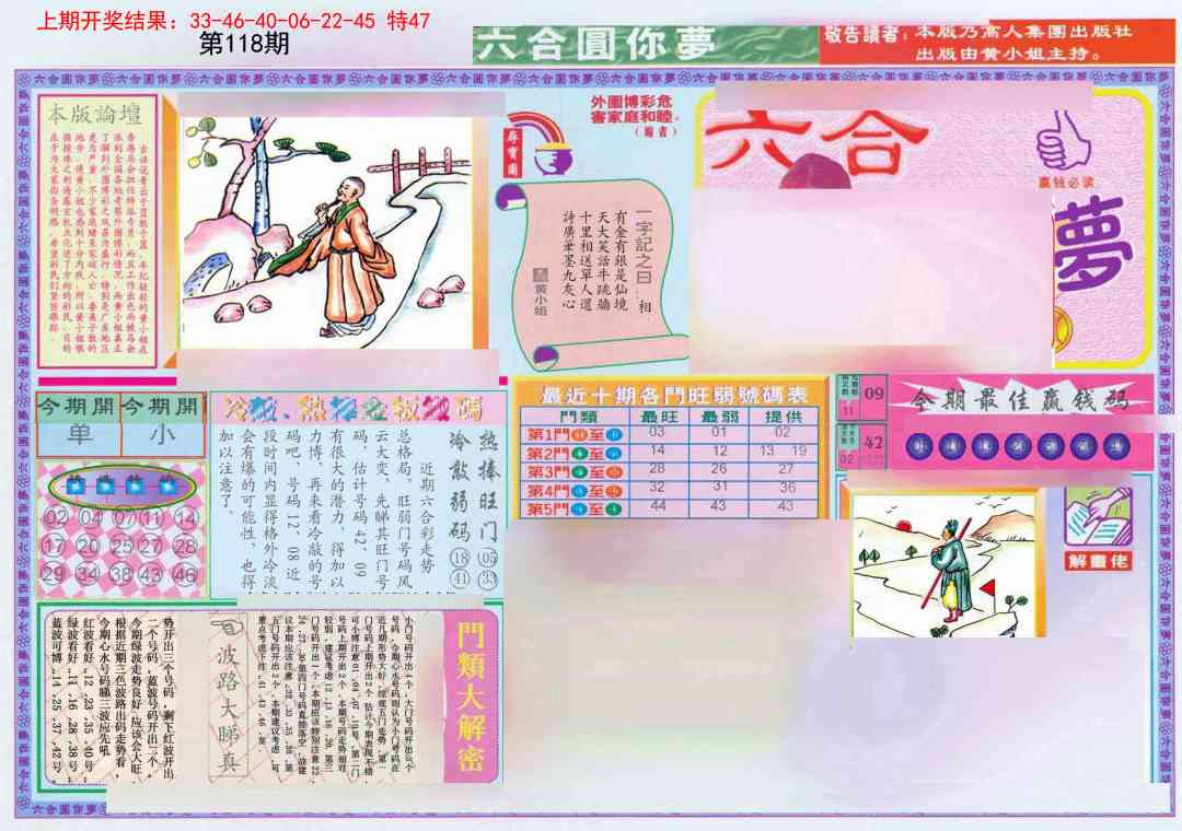118期(新版)六合圆你梦A[图]