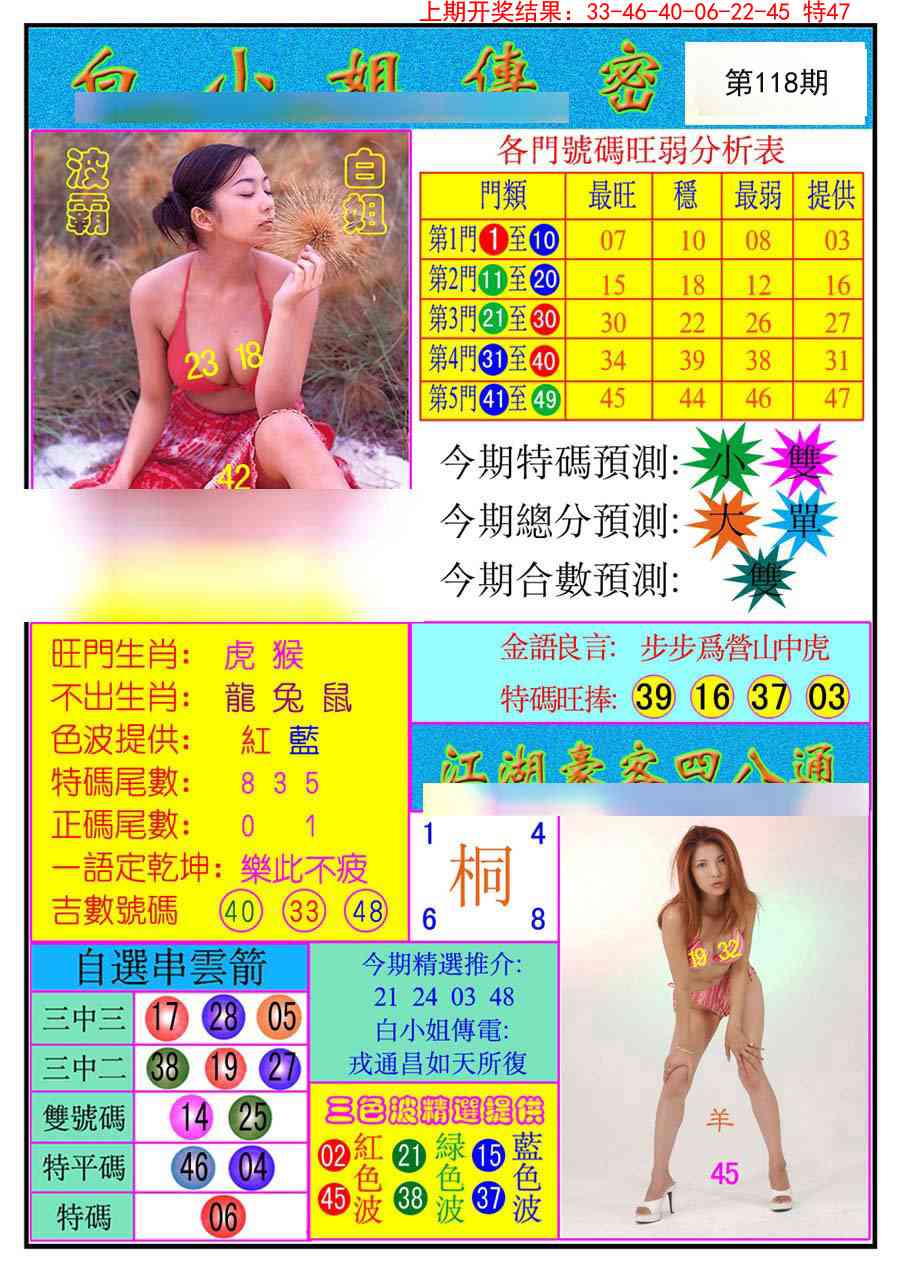 118期白小姐传密[图]