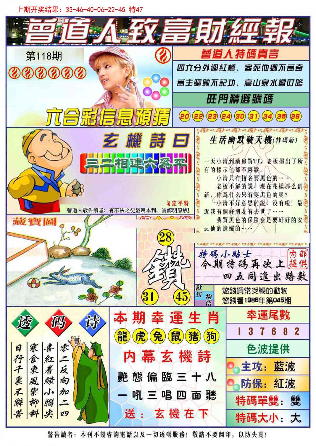 118期曾道人致福财经[图]