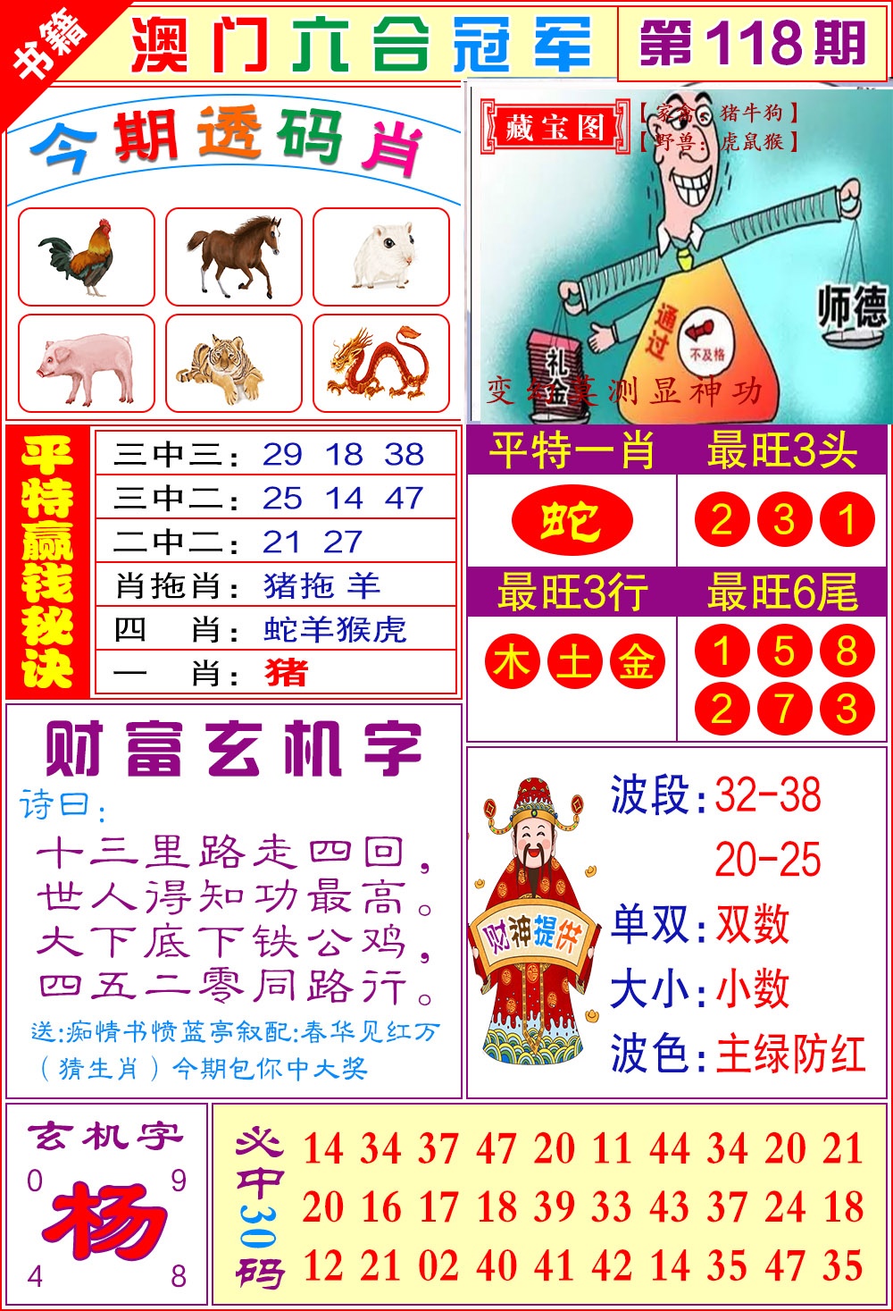 118期澳门六合冠军[图]