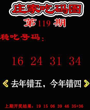119期庄家吃码图[图]