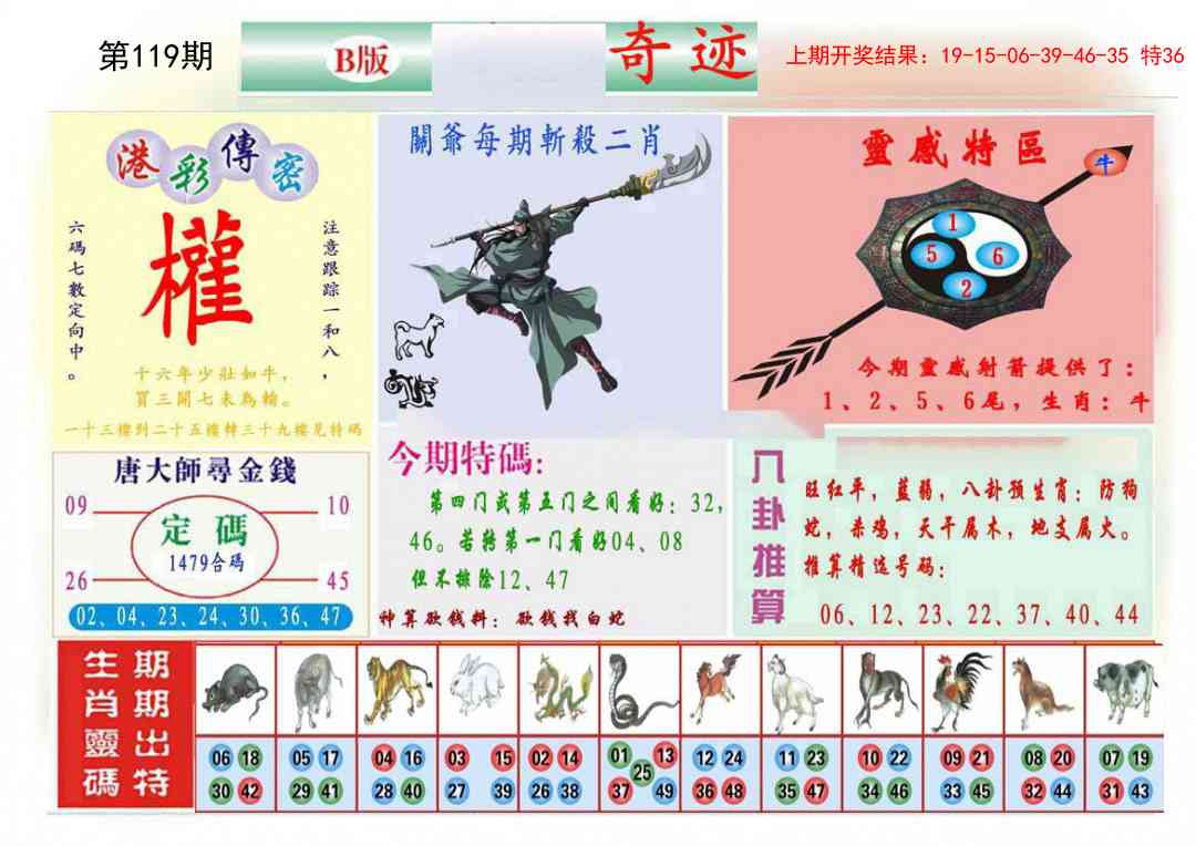 119期九龍奇迹B(推荐)[图]