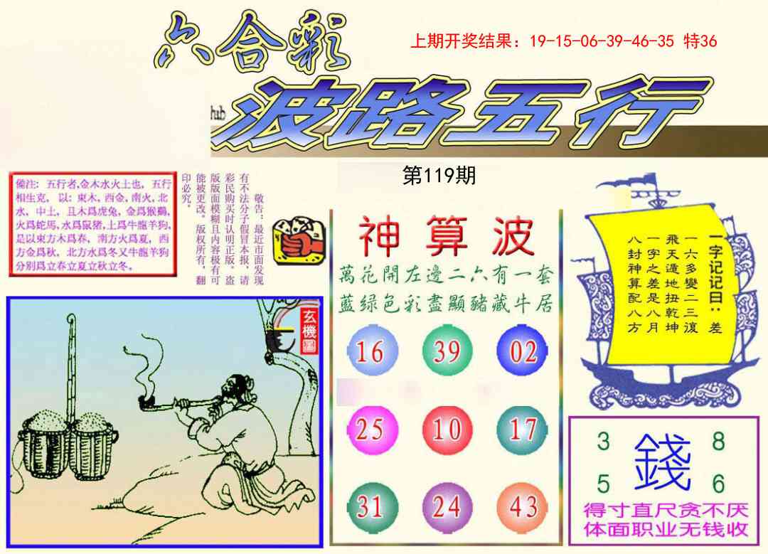 119期波路五行[图]