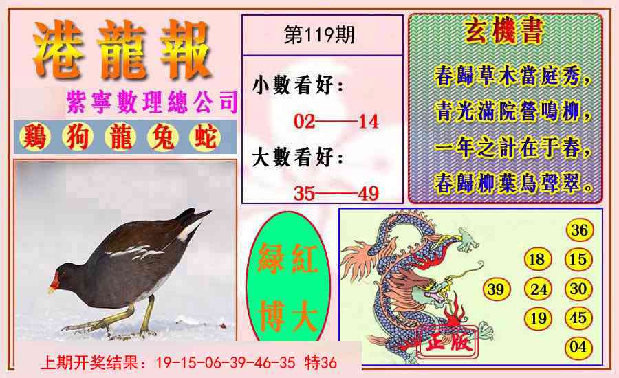 119期港龙报[图]