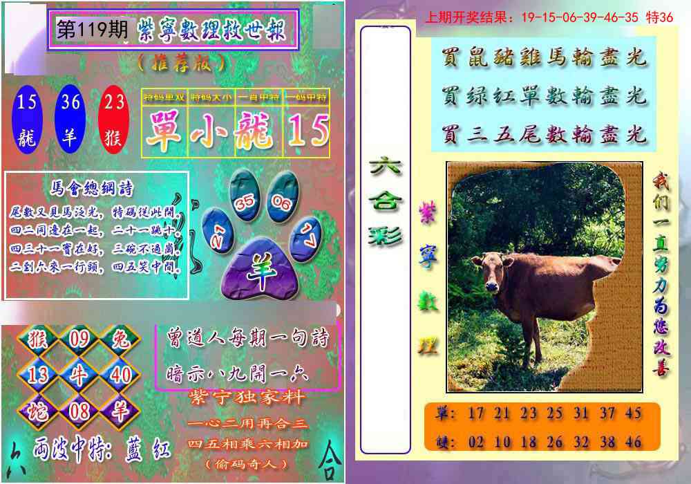 119期数理救世报[图]