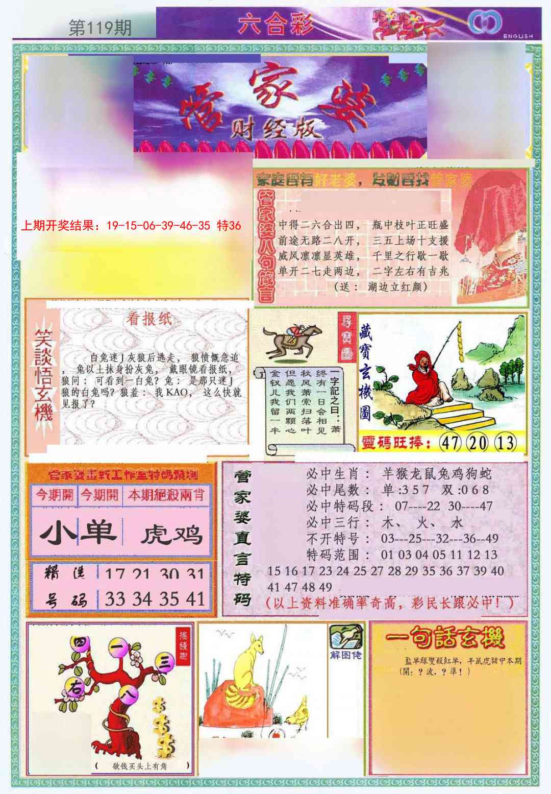 119期管家婆财经版[图]