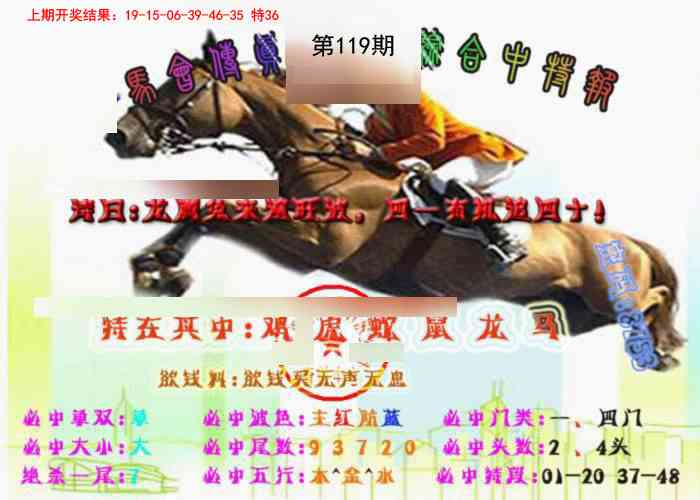 119期马会传真-综合报[图]